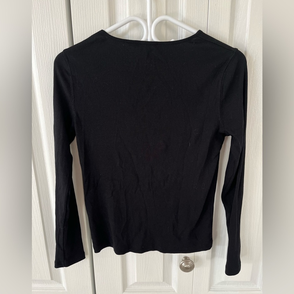 NWOT Zara Ribbed Long Sleeve - Picture 4 of 4